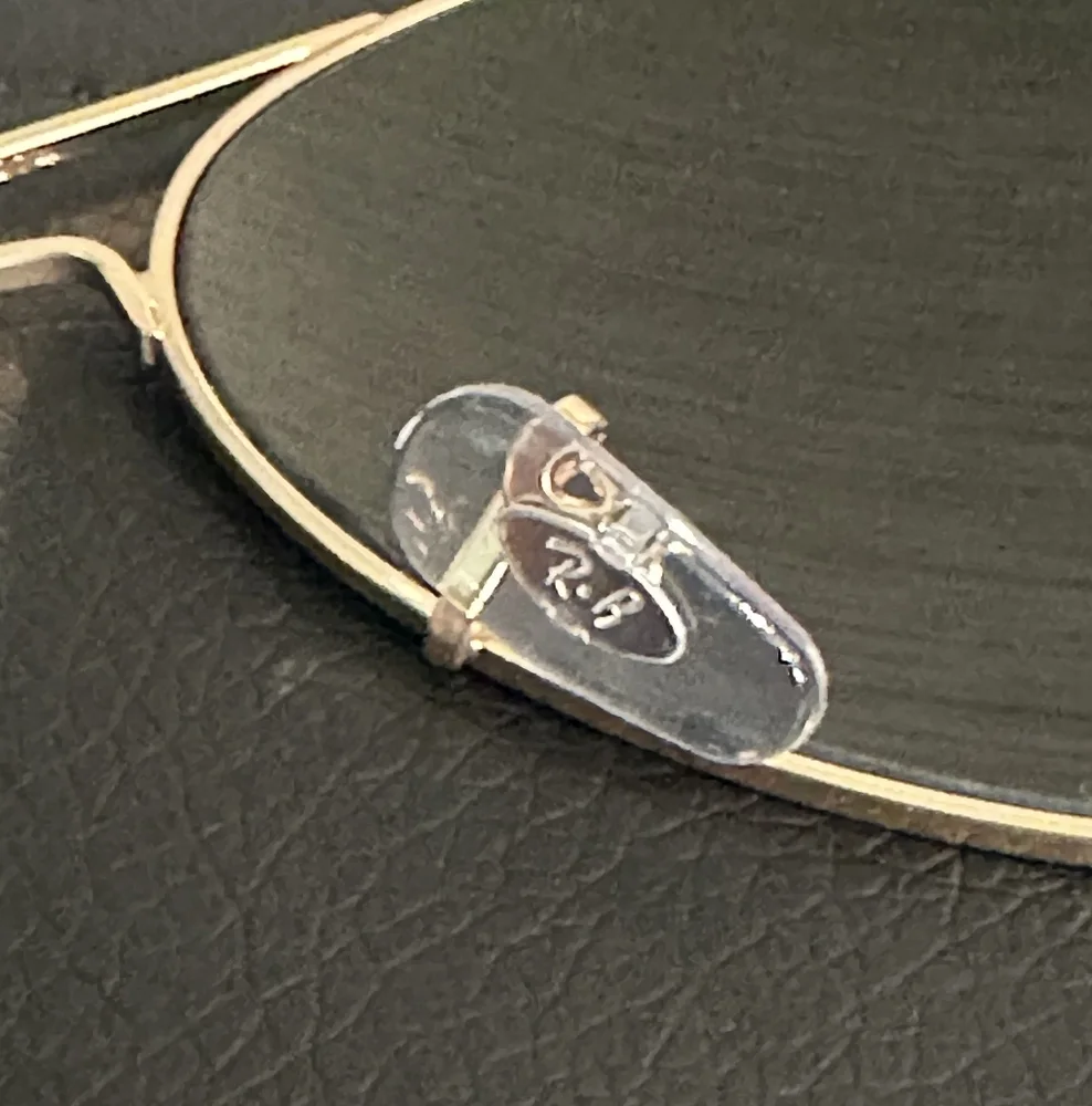 Ray-Ban Aviator Sunglasses with Purple-Pink Mirrored Lenses and Gold Frame